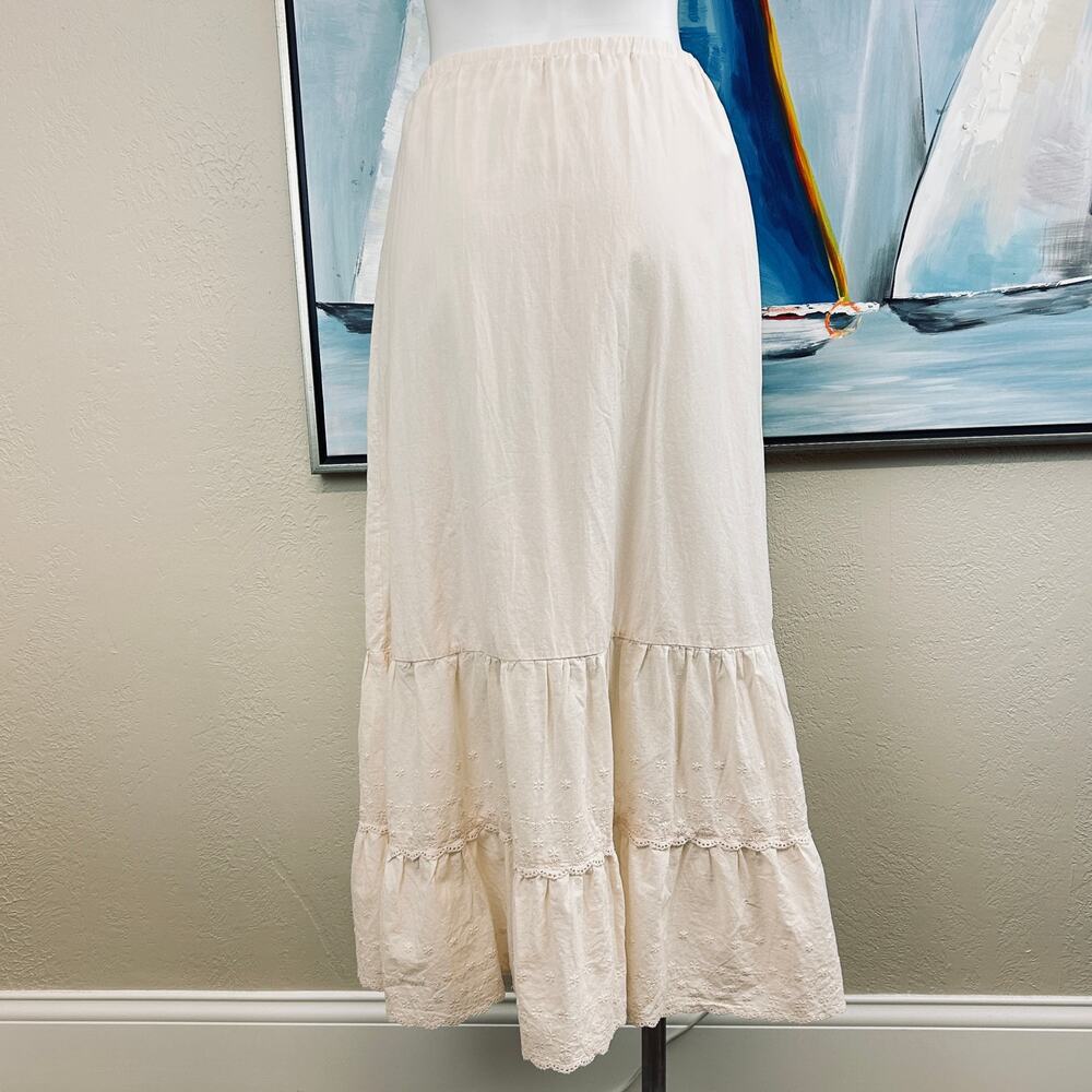 John Galt Nadia Maxi Skirt Light beige Junior One Size - Picture 4 of 9